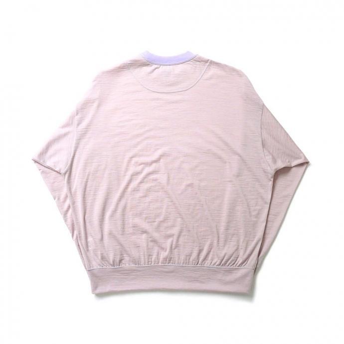 O- オー / MERINO SWEATSHIRT - Lilac Orange メリノウールカットソー OW-21 レイチョウルイラボ | オー | 01