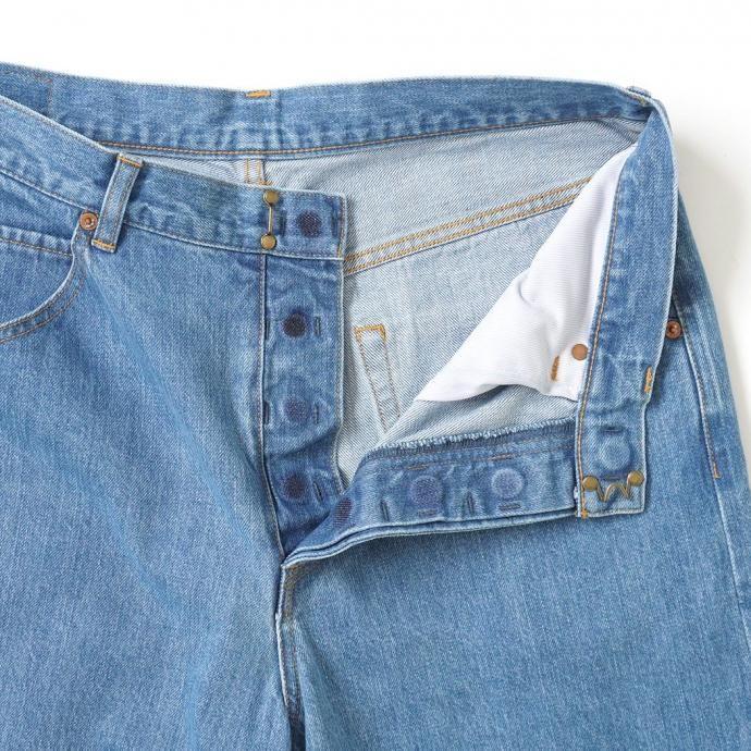 O-（オー）/ IOS COMFORT -FB- O-02-F Indigo Fade Bio デニムパンツ フェードバイオ レイチョウルイラボ | オー | 06