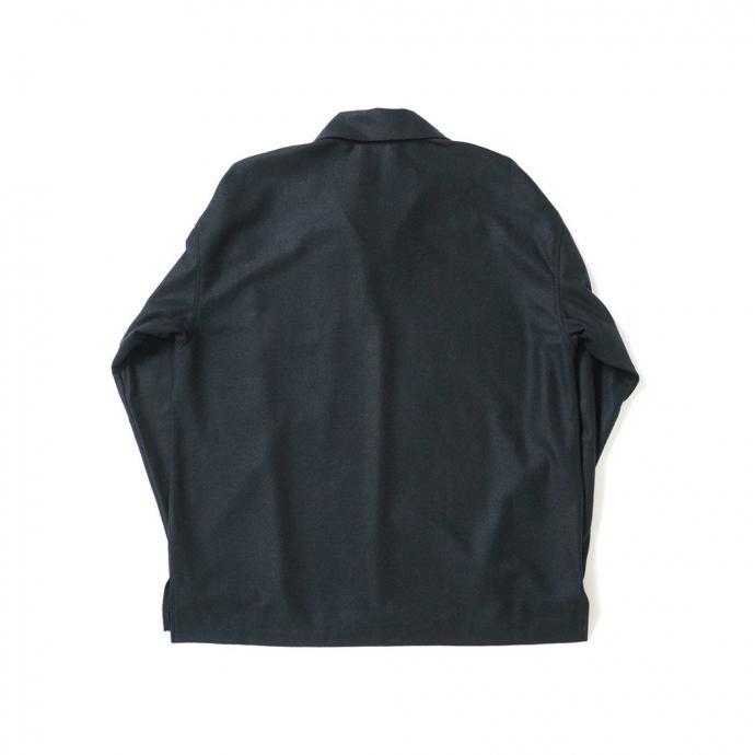 STILL BY HAND スティルバイハンド CS08243 - INK BLACK ウール スキッパーシャツ インクブラック 46 | STILL BY HAND | 01