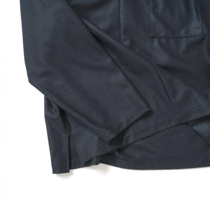 STILL BY HAND スティルバイハンド CS08243 - INK BLACK ウール スキッパーシャツ インクブラック 46 | STILL BY HAND | 04