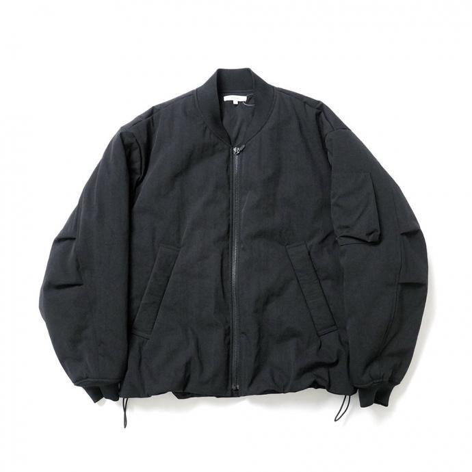 kontor / PADDED FLIGHT JACKET - BLACK シンサレートパデッド フライトジャケット KON-BL02243 | 