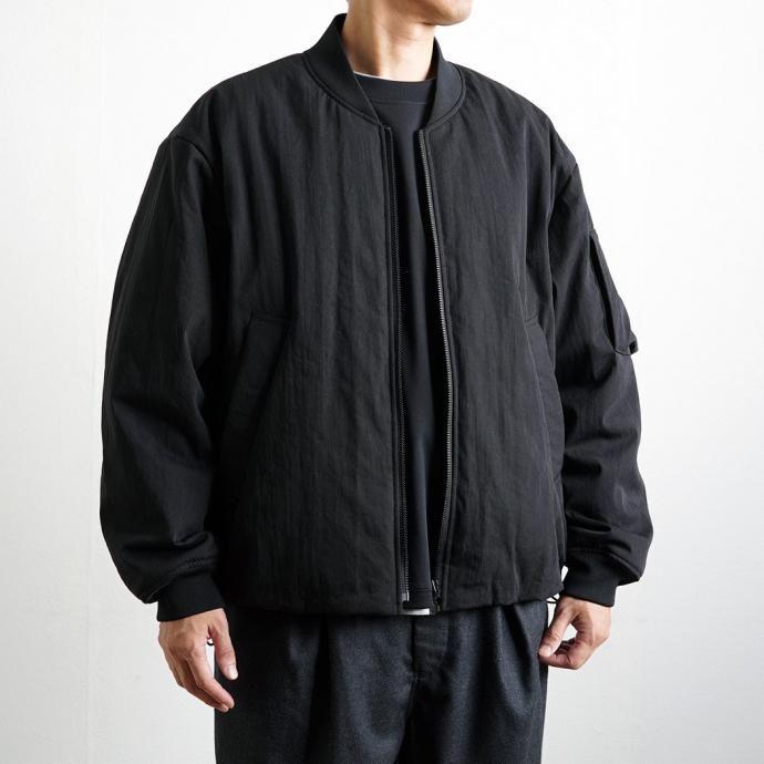 kontor / PADDED FLIGHT JACKET - BLACK シンサレートパデッド フライトジャケット KON-BL02243 |  | 12