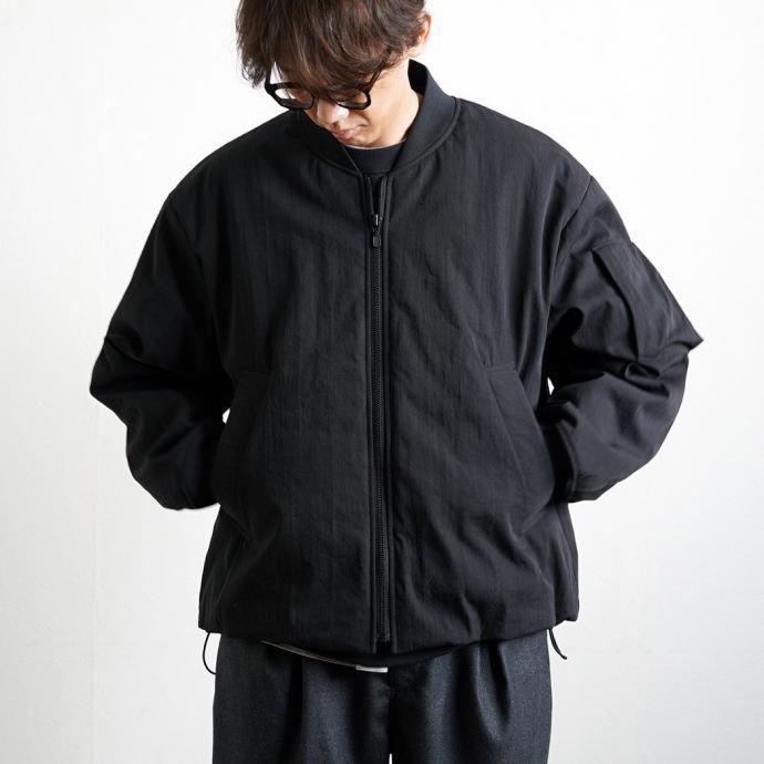 kontor / PADDED FLIGHT JACKET - BLACK シンサレートパデッド フライトジャケット KON-BL02243 |  | 10