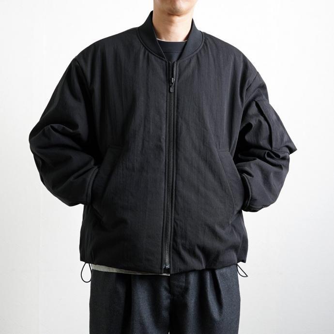kontor / PADDED FLIGHT JACKET - BLACK シンサレートパデッド フライトジャケット KON-BL02243 |  | 11