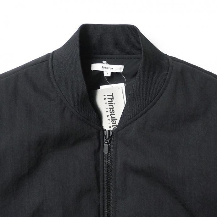kontor / PADDED FLIGHT JACKET - BLACK シンサレートパデッド フライトジャケット KON-BL02243 |  | 03