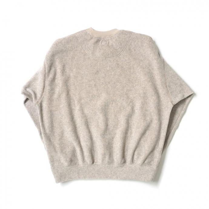 O- オー / FREE SWEATSHIRT - Oatmeal フリースカットソー O-W-11 レイチョウルイラボ | オー | 01