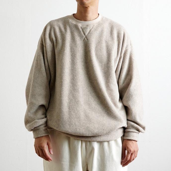 O- オー / FREE SWEATSHIRT - Oatmeal フリースカットソー O-W-11 レイチョウルイラボ | オー | 05