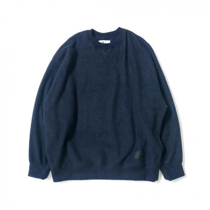 O- オー / FREE SWEATSHIRT - Navy フリースカットソー O-W-11 レイチョウルイラボ | オー