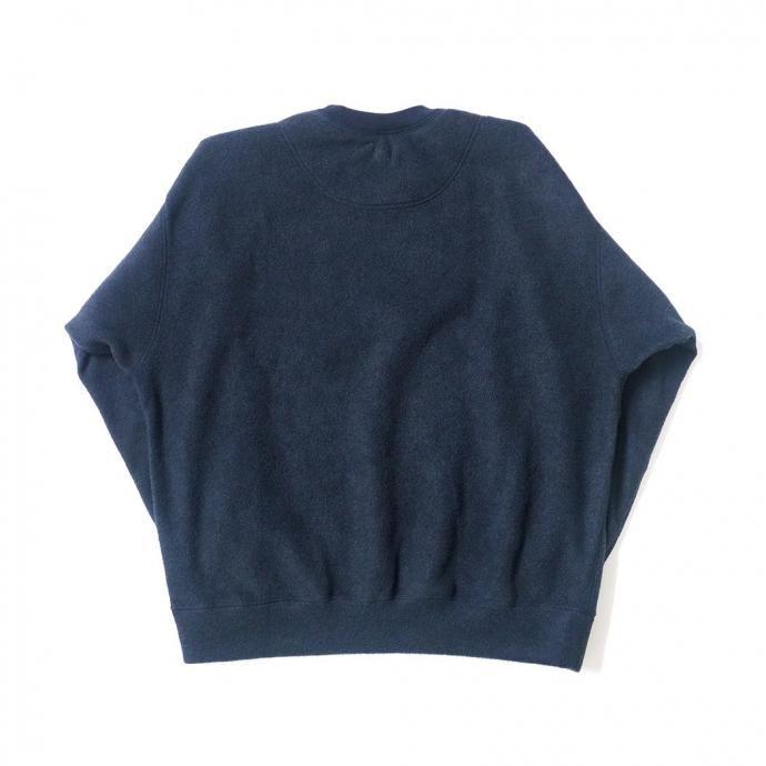 O- オー / FREE SWEATSHIRT - Navy フリースカットソー O-W-11 レイチョウルイラボ | オー | 01