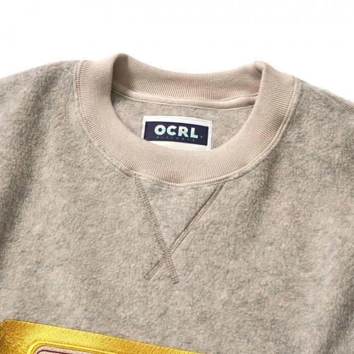 O- オー / FREE SWEATSHIRT (medical EQ) - Oatmeal 刺繍入り フリースカットソー O-UL-11 レイチョウルイラボ | オー | 04