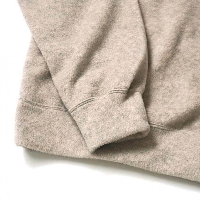 O- オー / FREE SWEATSHIRT (medical EQ) - Oatmeal 刺繍入り フリースカットソー O-UL-11 レイチョウルイラボ | オー | 06