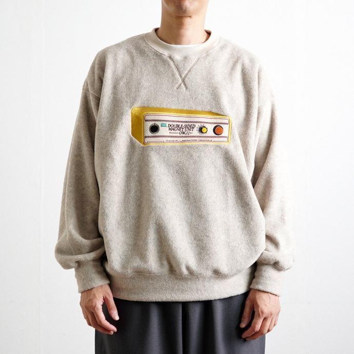 O- オー / FREE SWEATSHIRT (medical EQ) - Oatmeal 刺繍入り フリースカットソー O-UL-11 レイチョウルイラボ | オー | 07