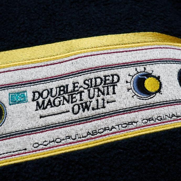 O- オー / FREE SWEATSHIRT (medical EQ) - Black 刺繍入り フリースカットソー O-UL-11 レイチョウルイラボ | オー | 03