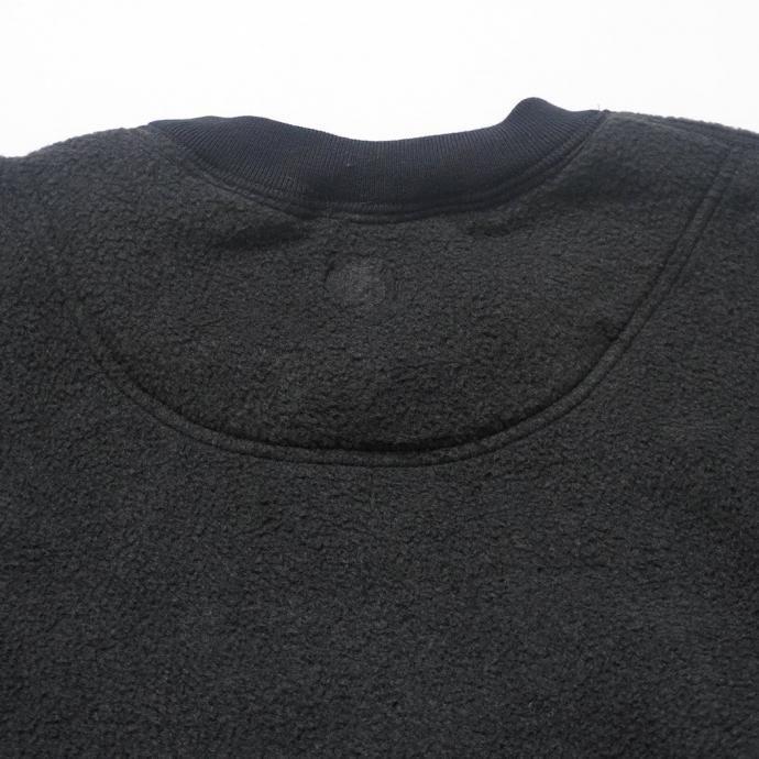 O- オー / FREE SWEATSHIRT (medical EQ) - Black 刺繍入り フリースカットソー O-UL-11 レイチョウルイラボ | オー | 05