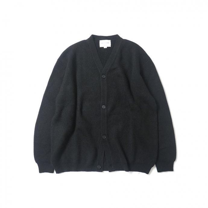 STILL BY HAND スティルバイハンド / KN06243 - BLACK アルパカ カーディガン | STILL BY HAND
