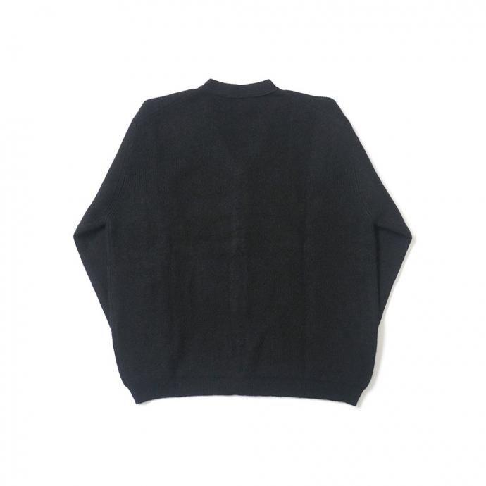 STILL BY HAND スティルバイハンド / KN06243 - BLACK アルパカ カーディガン | STILL BY HAND | 01