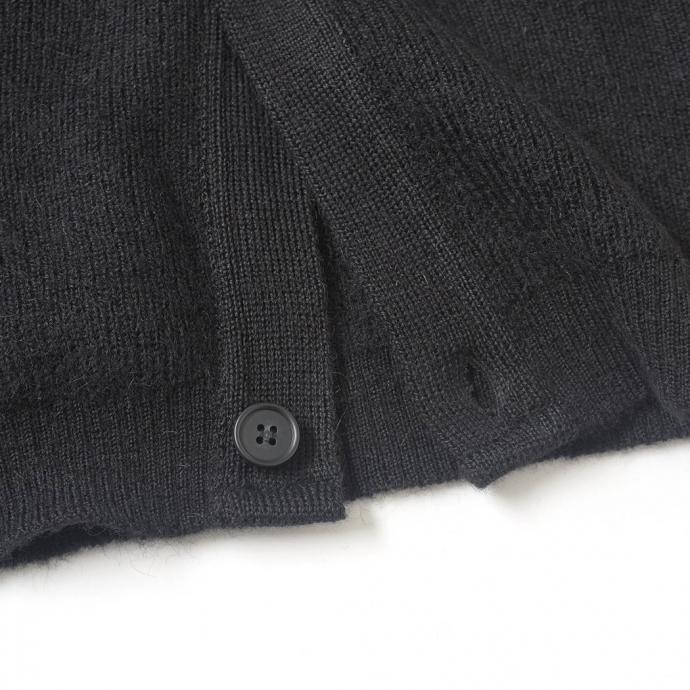 STILL BY HAND スティルバイハンド / KN06243 - BLACK アルパカ カーディガン | STILL BY HAND | 04