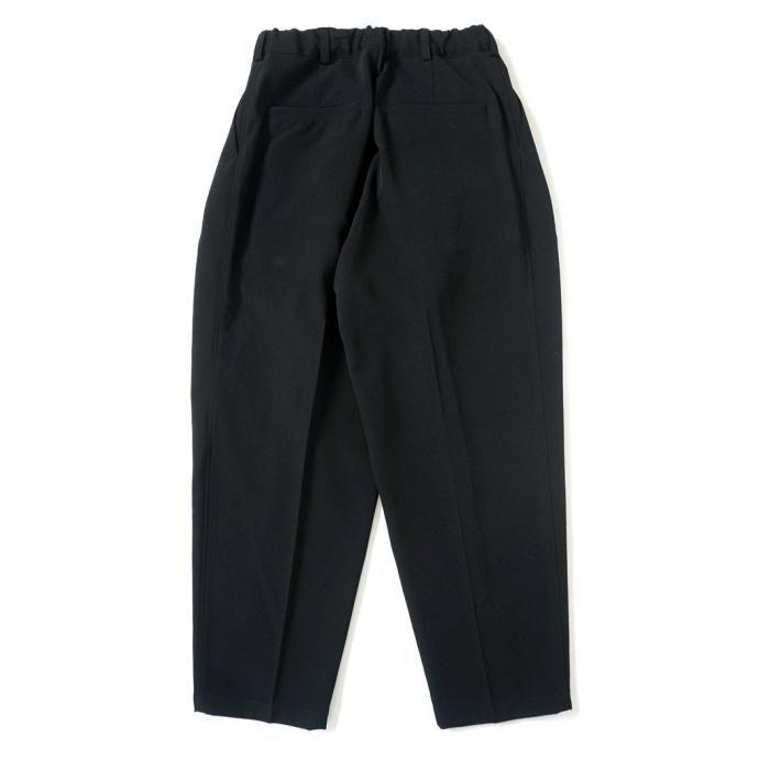 kontor / 3 PLEAT WOOL PANTS - BLACK 3タックウールパンツ KON-PT02243 |  | 01