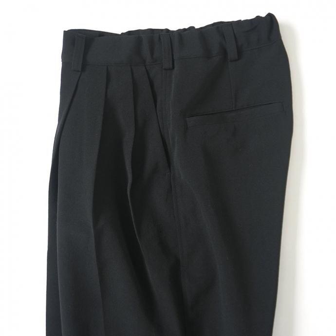 kontor / 3 PLEAT WOOL PANTS - BLACK 3タックウールパンツ KON-PT02243 |  | 04
