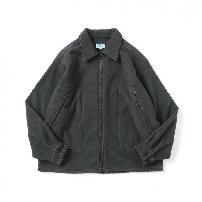 Powderhorn Mountaineering / PH24FW-009 P.H. M. FLEECE JACKET - Charcoal フリースジャケット | Powderhorn Mountaineering(ファッション)