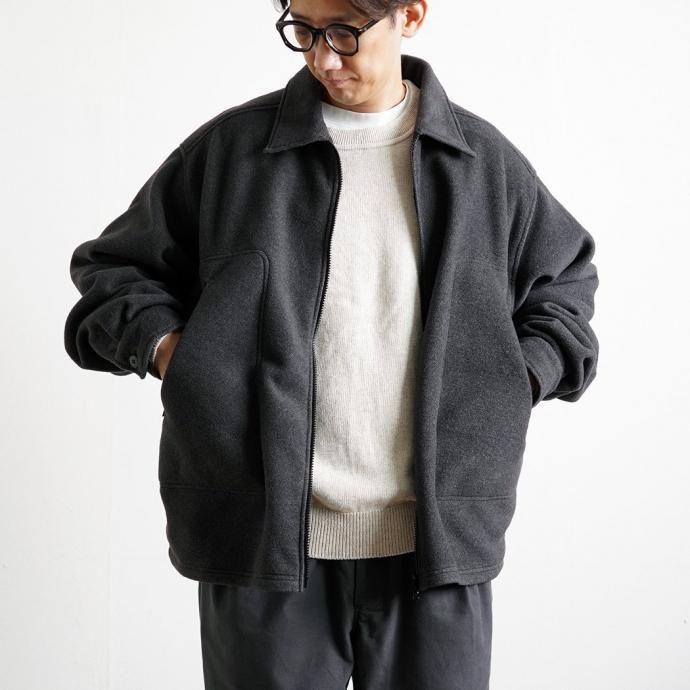 Powderhorn Mountaineering / PH24FW-009 P.H. M. FLEECE JACKET - Charcoal フリースジャケット | Powderhorn Mountaineering(ファッション) | 09