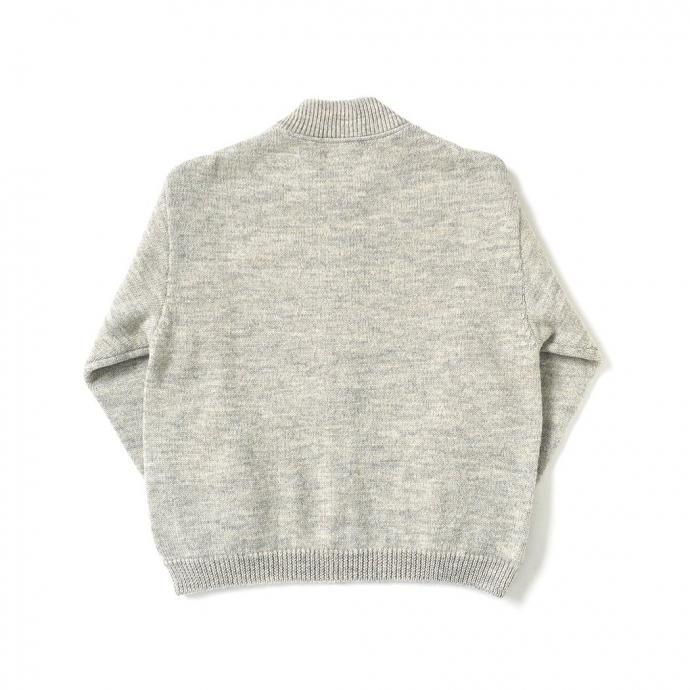 STILL BY HAND スティルバイハンド / KN05244 - GREY ジップフロント ニットブルゾン | STILL BY HAND | 01