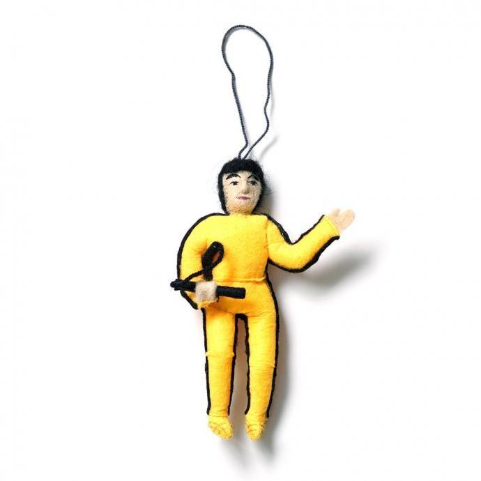 SILK ROAD BAZAAR / フェルト製オーナメント - Bruce Lee ブルース・リー | 