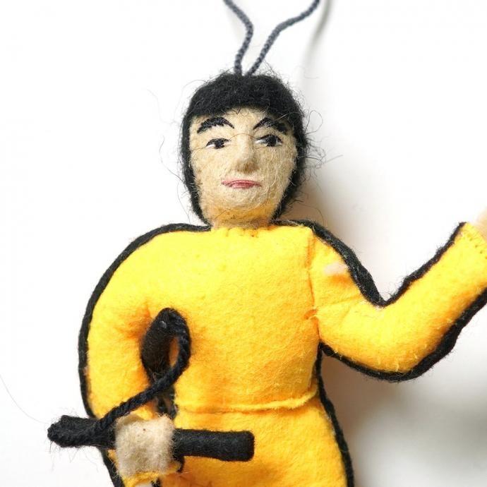 SILK ROAD BAZAAR / フェルト製オーナメント - Bruce Lee ブルース・リー |  | 02