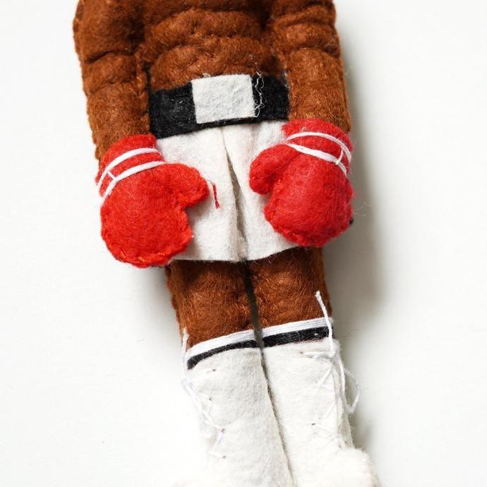 SILK ROAD BAZAAR / フェルト製オーナメント - Muhammad Ali モハメド・アリ |  | 03