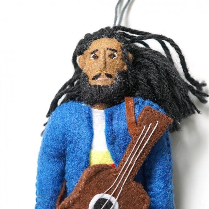 SILK ROAD BAZAAR / フェルト製オーナメント - Bob Marley ボブ・マーリー |  | 02