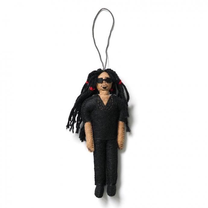 SILK ROAD BAZAAR / フェルト製オーナメント - Stevie Wonder スティーヴィー・ワンダー | 