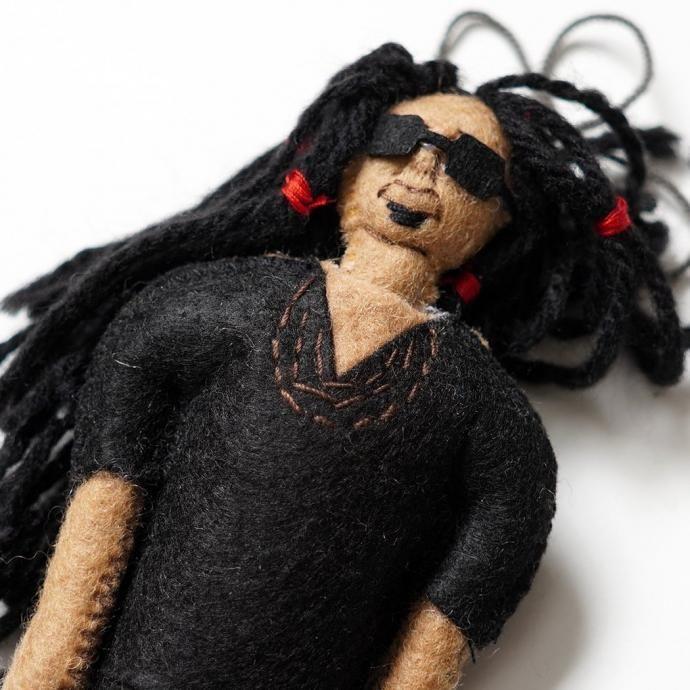 SILK ROAD BAZAAR / フェルト製オーナメント - Stevie Wonder スティーヴィー・ワンダー |  | 03