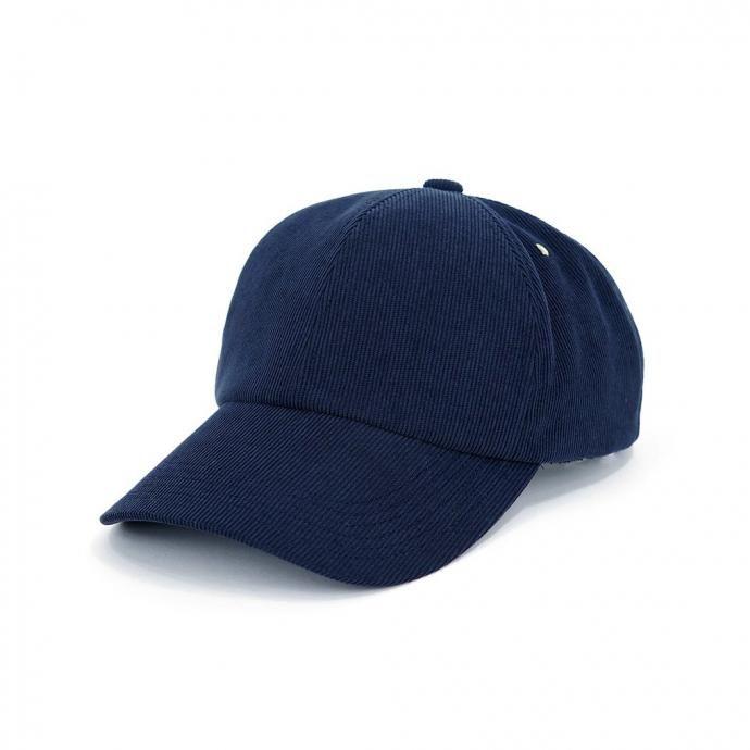 Trad Marks / 6P Long Bill Cap CD 6パネル ロングビルキャップ コーデュロイ - Dark Navy ダークネイビー | 