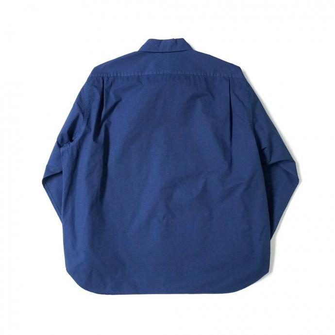 STILL BY HAND スティルバイハンド / SH01244 - INK BLUE 製品染めオーバーシャツ インクブルー | STILL BY HAND | 01