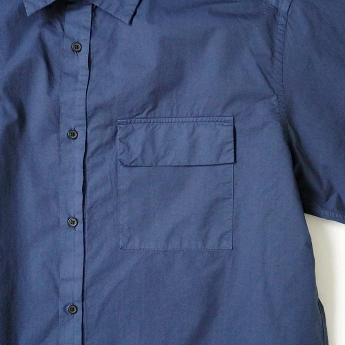 STILL BY HAND スティルバイハンド / SH01244 - INK BLUE 製品染めオーバーシャツ インクブルー | STILL BY HAND | 03