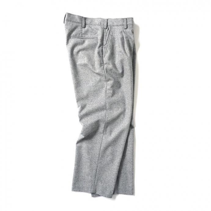 O- オー / N.N.Z. TROUSERS W ウールスラックス - L.Gray Nep 25W-08 レイチョウルイラボ | オー | 02