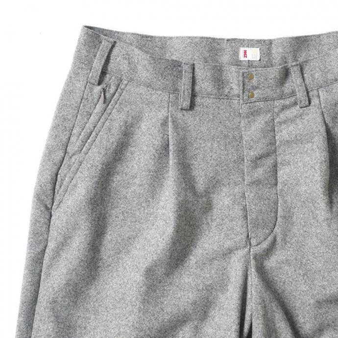 O- オー / N.N.Z. TROUSERS W ウールスラックス - L.Gray Nep 25W-08 レイチョウルイラボ | オー | 03