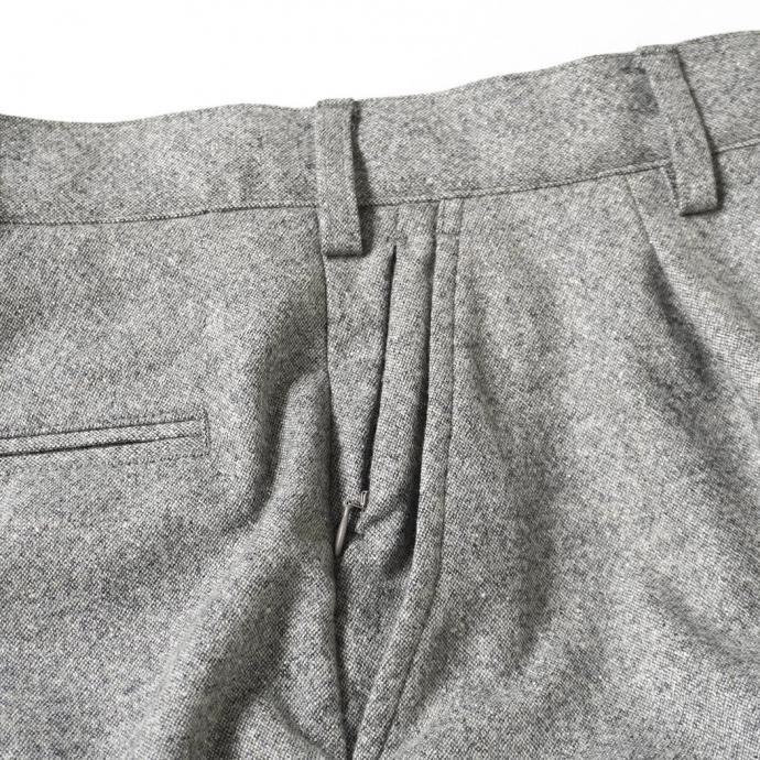 O- オー / N.N.Z. TROUSERS W ウールスラックス - L.Gray Nep 25W-08 レイチョウルイラボ | オー | 05