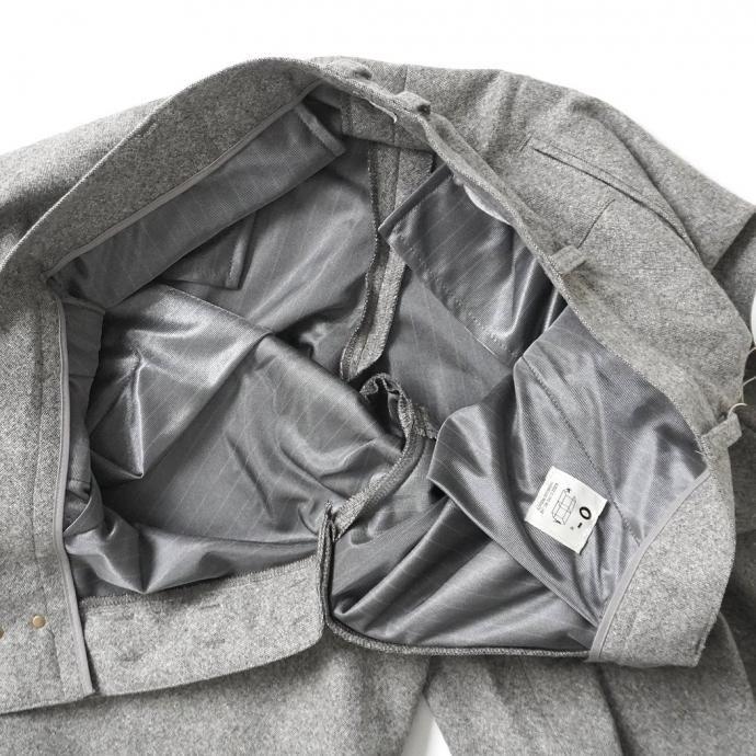 O- オー / N.N.Z. TROUSERS W ウールスラックス - L.Gray Nep 25W-08 レイチョウルイラボ | オー | 07