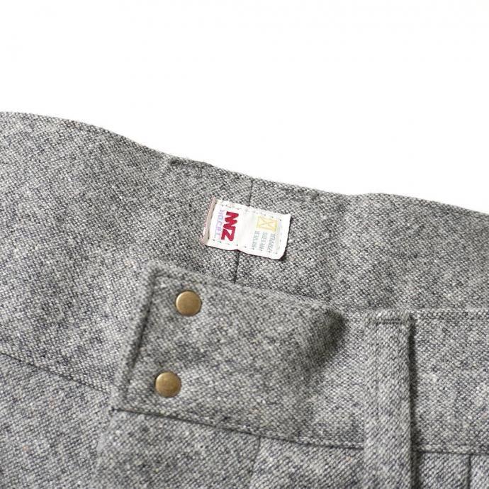 O- オー / N.N.Z. TROUSERS W ウールスラックス - L.Gray Nep 25W-08 レイチョウルイラボ | オー | 08