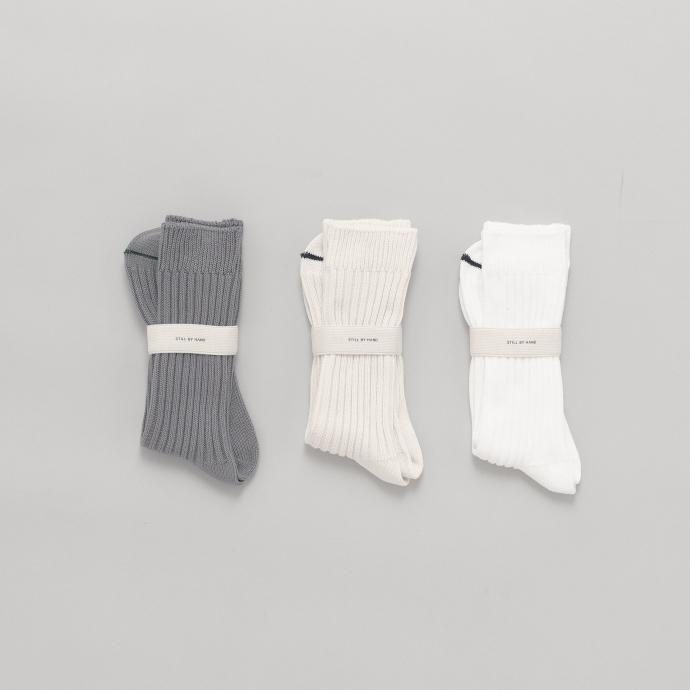 STILL BY HAND スティルバイハンド / GD07251 - BLACK ソックス ブラック | STILL BY HAND | 02