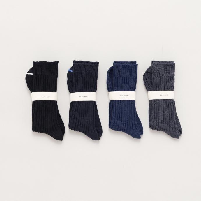 STILL BY HAND スティルバイハンド / GD07251 - DARK NAVY ソックス ダークネイビー | STILL BY HAND | 01