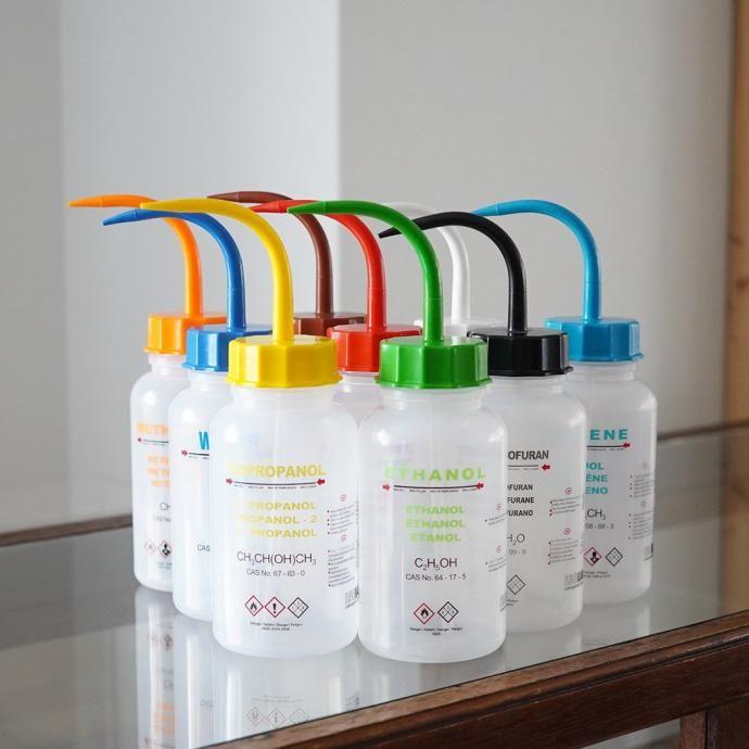 ISOLAB / Wash Bottles With Integral Tube - Acetone/Red ウォッシュボトル レッド |  | 03
