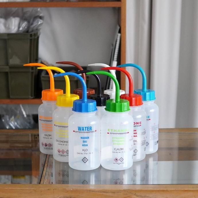ISOLAB / Wash Bottles With Integral Tube - Isopropanol/Yellow ウォッシュボトル イエロー |  | 02