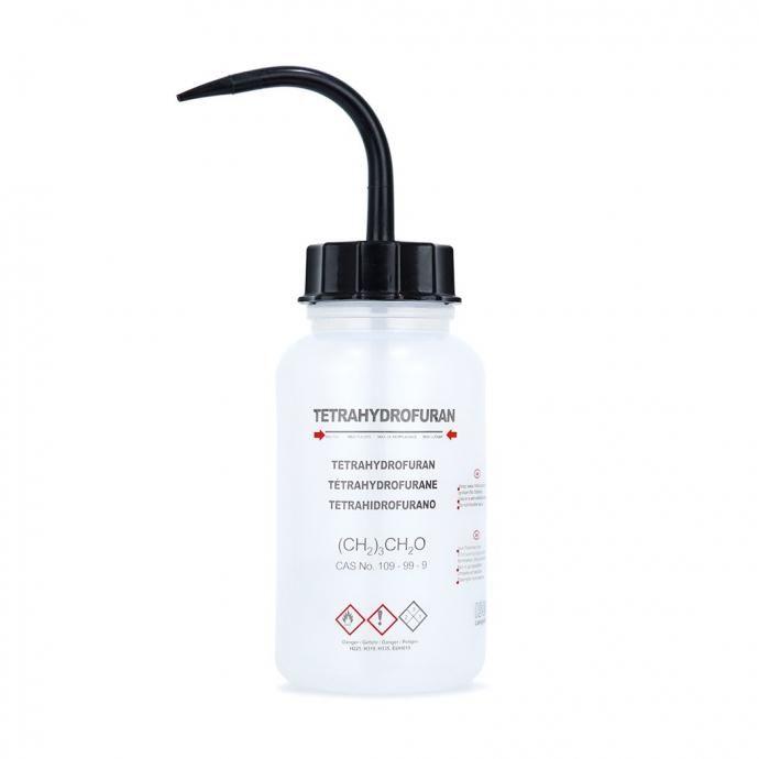 ISOLAB / Wash Bottles With Integral Tube - Tetrahydrofuran/Black ウォッシュボトル ブラック | 