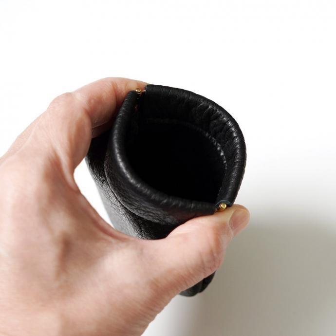 MOONSHINE LEATHER COMPANY / Pop Coin Pouch Large - Black ムーンシャインレザーカンパニー ポップコインポーチ ブラック アメリカ製 Made in USA |  | 03