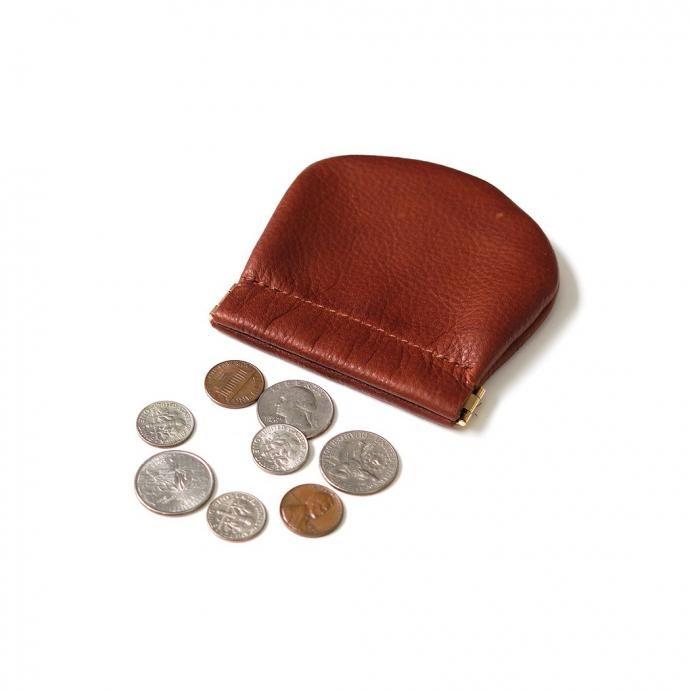 MOONSHINE LEATHER COMPANY / Pop Coin Pouch Large - Cognac ムーンシャインレザーカンパニー ポップコインポーチ コニャック アメリカ製 Made in USA |  | 02