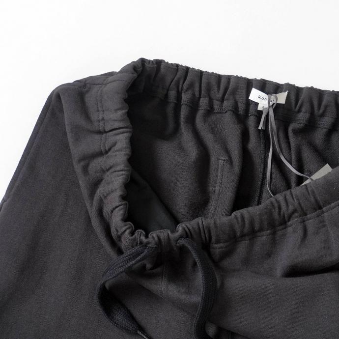 kontor / KON-PT05251 スウェットパンツ - INK BLACK |  | 06
