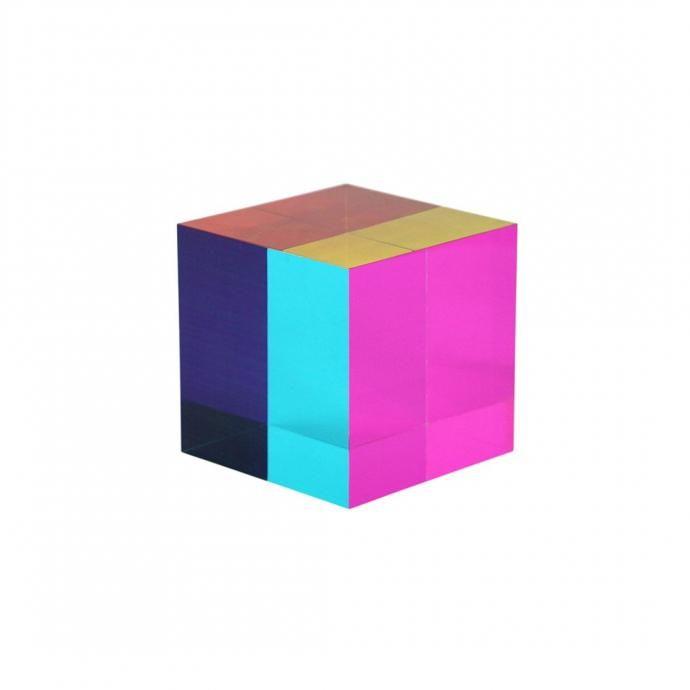 The Original CMY Cube 95mm オリジナルCMYキューブ | 雑貨 置物 ペーパーウエイト オブジェ プチギフト プレゼント お祝い 贈り物 ポイント 消化 買いまわり | 