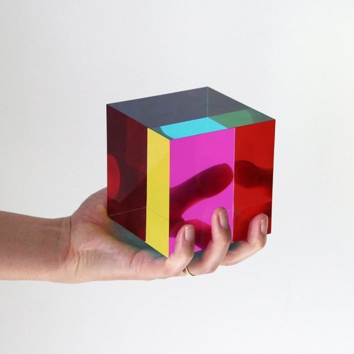 The Original CMY Cube 95mm オリジナルCMYキューブ | 雑貨 置物 ペーパーウエイト オブジェ プチギフト プレゼント お祝い 贈り物 ポイント 消化 買いまわり |  | 01